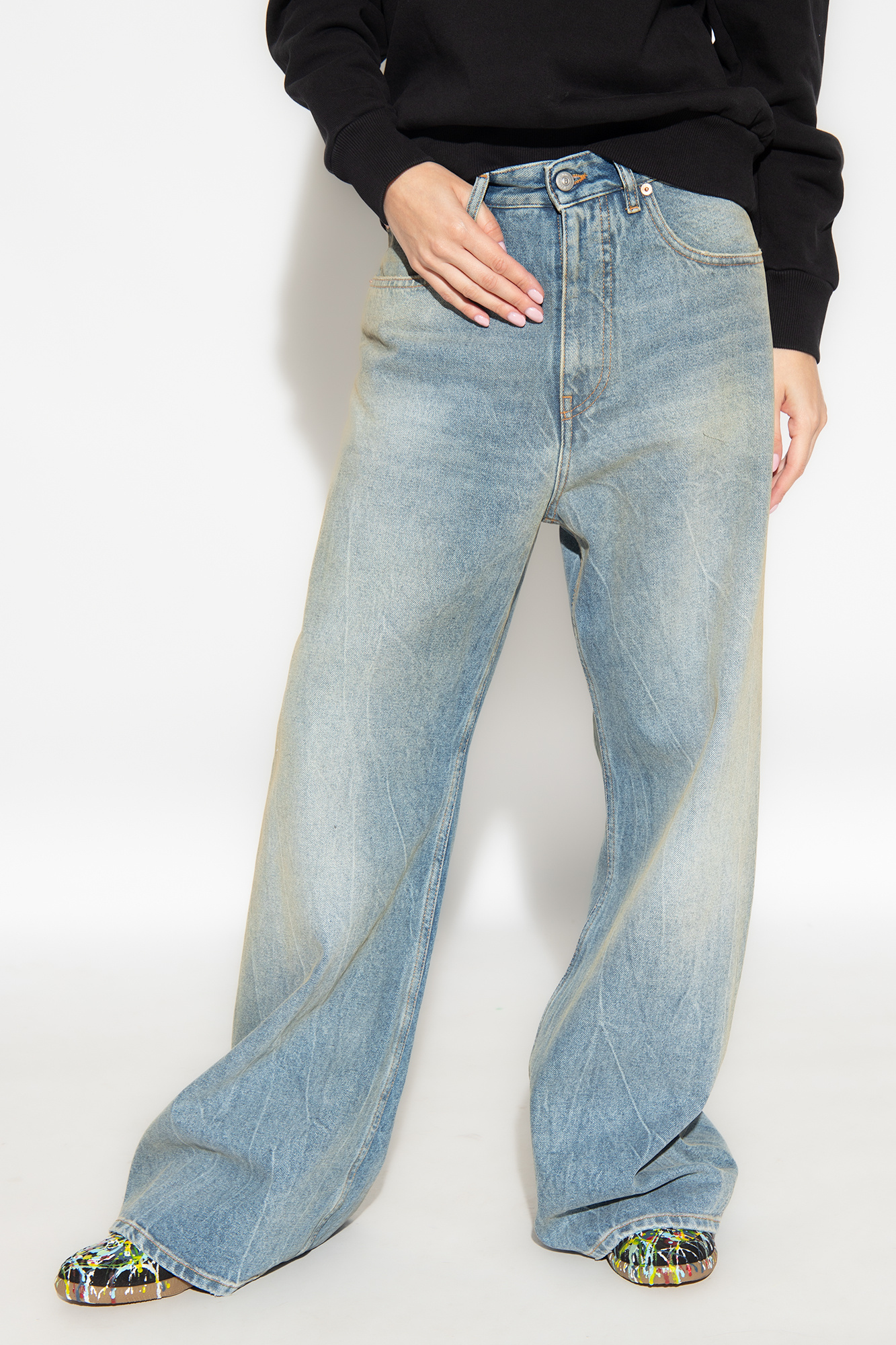 Blue Flared jeans MM6 Maison Margiela - Vitkac GB